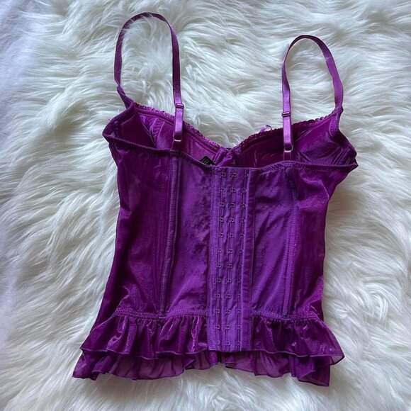 Y2K Purple Corset Top - Picture 5 of 7